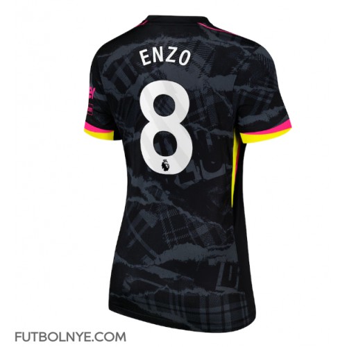 Camiseta Chelsea Enzo Fernandez #8 Tercera Equipación para mujer 2024-25 manga corta